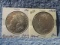 1921 MORGAN & 1922 PEACE DOLLAR CH-BU