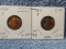 1945,65, LINCOLN CENTS (2-COINS) BU RED