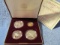 1995 U.S. OLYMPIC 4-COIN SET W/$5. GOLD PIECE IN HOLDER PF
