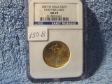 2007W $25. 1/2-OZ. GOLD EAGLE NGC MS70