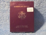 1986 SILVER EAGLE IN BOX PF