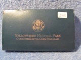 1999 YELLOWSTONE 2-SILVER DOLLAR SET IN HOLDER BU-PF