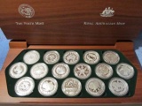 2000 SYDNEY OLYMPIC 16-PIECE SILVER SET IN HOLDER PF