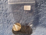 LOT OF 12 LARGE CENTS