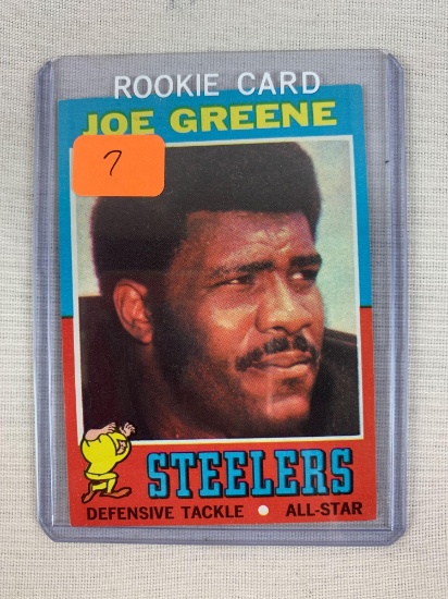 Joe Greene (Rookie) 1971 Topps card