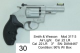 Smith & Wesson    Mod 317-3    Air Light    Cal .22 LR    Cal .22 LR    3