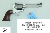 Ruger    Single Six    Cal .22 LR/.22 Mag    5½