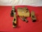 Assorted hand and moulding planes, and 2 handles