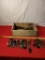 20 assorted block planes, with wooden box, various conditions