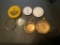 Pocket watch parts lot incl 21 jewel Illinois Watch movement