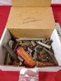 Box of assorted sockets and hand tools