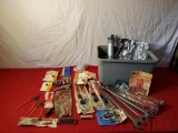 Large collection of new and slightly used hand tools, wrenches, etc