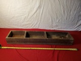 Curly Maple wood tray, approx 36 inches long