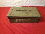 Vintage Ammo Can, one hinge needs repair