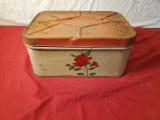 Vintage Metal Bread Box