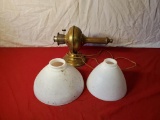 Alladin Lamp (electrified) and 2 globes