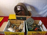 Sprayers, clock frame, pulleys tools and more