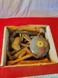 Box of assorted tools