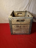 Vintage Wooden Milk Crate