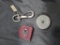 Vintage tape measures and clip Baldwins Handi rul and our rule is complete customer tape measure