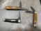 3 USA Made Vintage/ Antique Knives, incl a John Primble