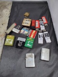 Large lot of assorted vintage lighters