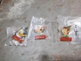 Coco-Cola Pins peter pan, Donald duck, and pinocchio