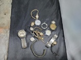 Assorted watches and piece