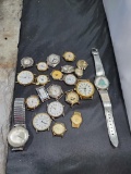 Large lot of assorted watch faces