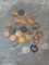 Collection of Better Memorial Cents, Wheat Cents, War Cents, Buffalo nickels and a couple foreign