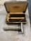 Pair of Vintage Gillette Razors, one with case