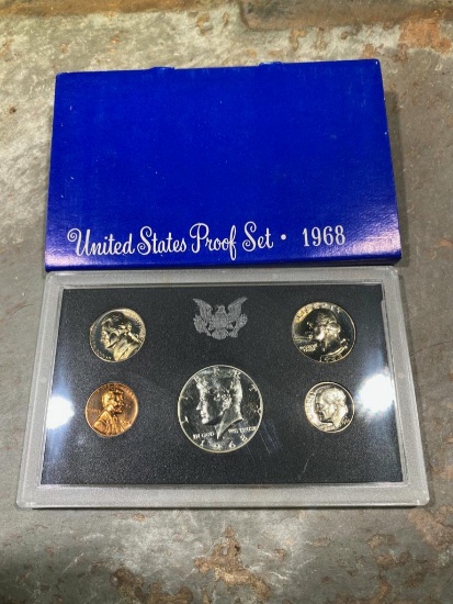 1968 United States Proof Set with 40% Half Dollar