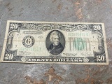 1934 $20 Green Seal Federal Reserve Note