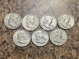 COLLECTION STARTER of Franklin Half Dollars, no duplicate dates