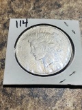 1922 Peace Silver Dollar, 90% Silver