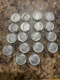 COLLECTION STARTER of 90% Roosevelt dimes, no duplicate dates
