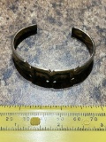.925 stamped bracelet, approx 24 grams total weight
