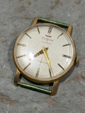 Waltham 17 Jewel Incabloc Ultrathin Men's Wristwatch, appears to be working