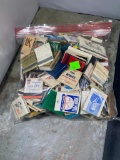 Gallon Storage Bag full of various matchbooks
