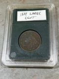 1838 Large US Cent in snap case