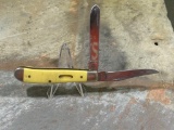 Case XX 3207 SS 2 balde folding pocket knife, missing shield