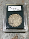 1879-O Morgan Silver Dollar, in snap case