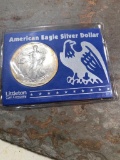 1997 American Silver Eagle, one ounce .999 silver