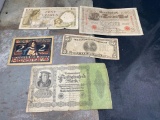 Assorted Foreign Paper Money, most from World War 2 era