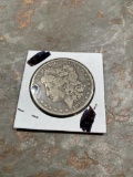 1882 Morgan Silver Dollar, Holed, 90% silver