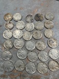 30- assorted Buffalo Nickels, some are NO Date