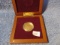 1878 $3. GOLD PIECE (EX-JEWELRY) IN WOODEN BOX