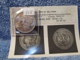 1890O MORGAN DOLLAR ANACS MS63