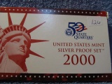 2000 U.S. SILVER PROOF SET