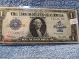 1923 $1. LARGE SIZE SILVER CERTIFICATE AU